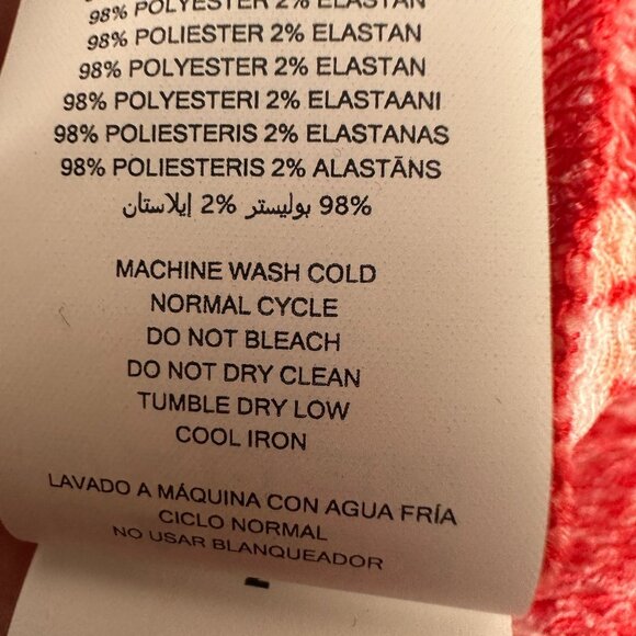 Michael Michael Kors Womens Red & White Floral Wrap Dress Size 3X - Picture 9 of 10